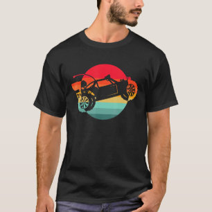 Retro Sun I Racing Gaming I Remote Kontrolle Rc Ca T-Shirt