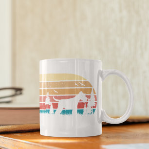 Retro Sun Miniature Schnauzer Ihre Nachricht hinzu Kaffeetasse