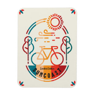 Retro Suncoast Bike Trail Magnet