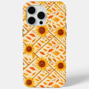 Retro Sunflower & Rustikales Bauernhaus Wasserfarb Case-Mate iPhone Hülle