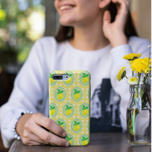 Retro Sunny Yellow Lemons Case-Mate iPhone Hülle