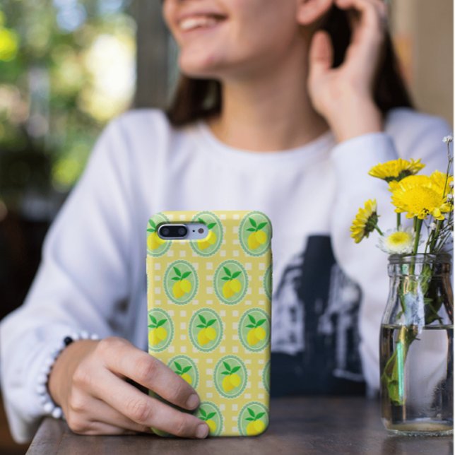 Retro Sunny Yellow Lemons Case-Mate iPhone Hülle (Lots of sizes available.)