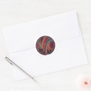 Retro Sunrise Cityscape Sticker #0001 - Anpassen