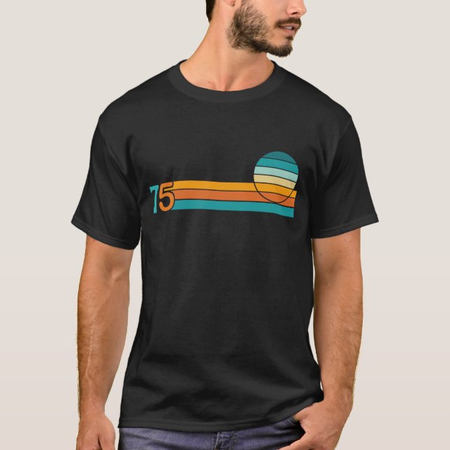 Retro Sunset 75 T-Shirt (Vorderseite)