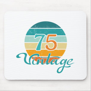 Retro Sunset 75 Vintag gestört Mousepad