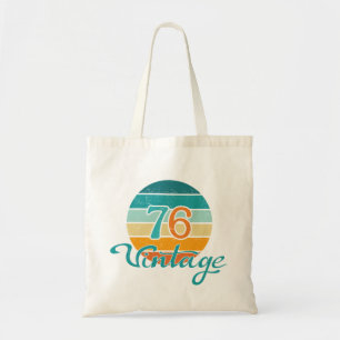 Retro Sunset 76 Vintag gestört Tragetasche