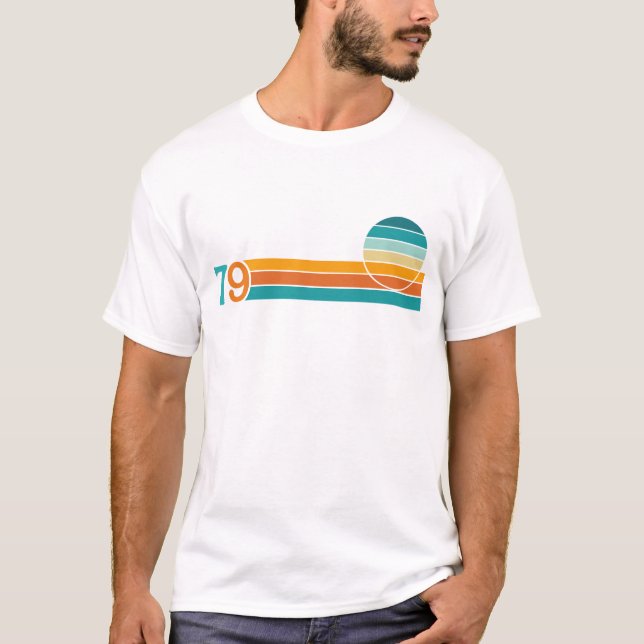 Retro Sunset 79 T-Shirt (Vorderseite)