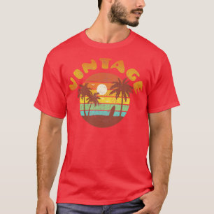 Retro Sunset Beach 80er T-Shirt