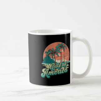 Retro Sunset Beach Vibes - Golf von USA, Amerika Kaffeetasse