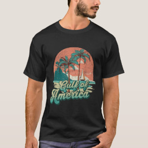 Retro Sunset Beach Vibes - Golf von USA, Amerika T-Shirt