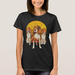 Retro Sunset Beagle T-Shirt