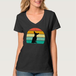 Retro Sunset Chihuahua T - Shirt