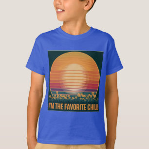Retro Sunset Favorit Child T - Shirt