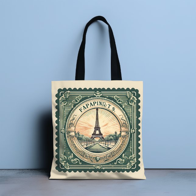 Retro Sunset French Eiffel Tower Paris Frankreich (Von Creator hochgeladen)