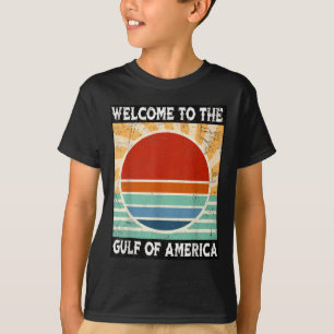 Retro Sunset Golf von Amerika Golf von Mexiko Pa T-Shirt