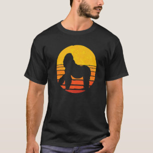 Retro Sunset Gorilla Club T-Shirt