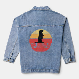 Retro Sunset Groundhog Day Jeansjacke