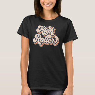 Retro Sunset High Roller Skaten Geburtstag T-Shirt