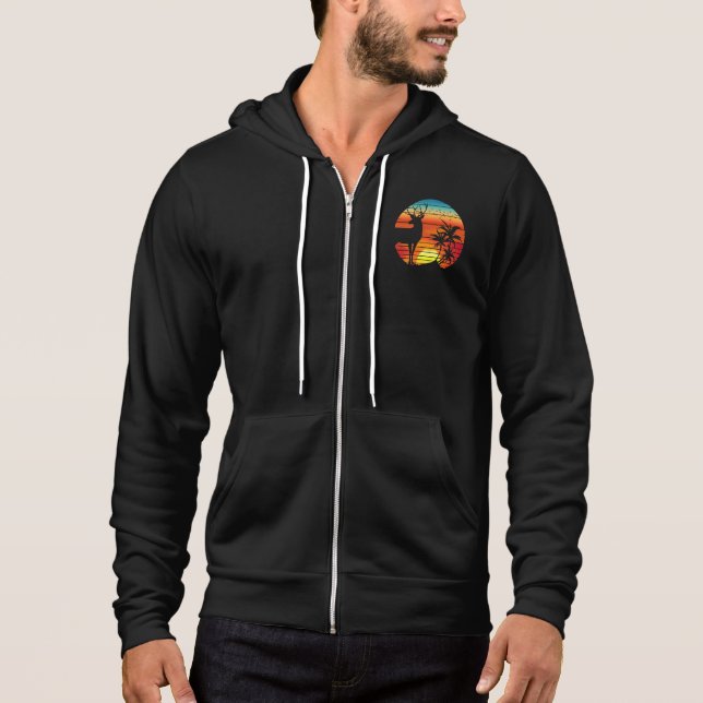 RETRO SUNSET HOODIE (Vorderseite)