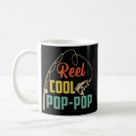 Retro Sunset Reel Cool Pop Pop Fishing Pop Pop Kaffeetasse<br><div class="desc">Retro Sunset Reel Cool Pop Pop Fishing Pop Pop Fathers Day Gift. Perfect gift for your dad,  mom,  papa,  men,  women,  friend and family members on Thanksgiving Day,  Christmas Day,  Mothers Day,  Fathers Day,  4th of July,  1776 Independent day,  Veterans Day,  Halloween Day,  Patrick's Day</div>