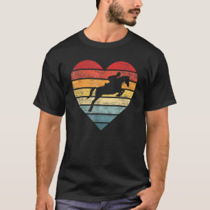 Retro Sunset Reiter Reitsportort T-Shirt