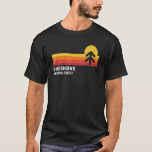 Retro Sunset Shoshone National Forest Cody Wyoming T-Shirt