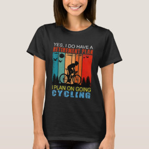 Retro Sunset Slogan Ruhestand Plan I Plan Goi T-Shirt