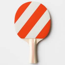 Retro Sunset Tide Rush Bold Stripes Tischtennis Schläger