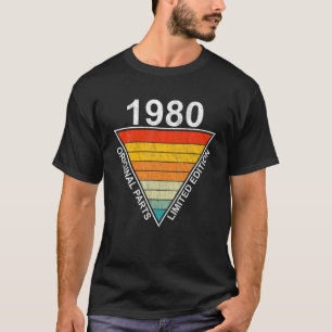Retro Sunset Tshirt 1980 Geburtstag Geschenke Männ