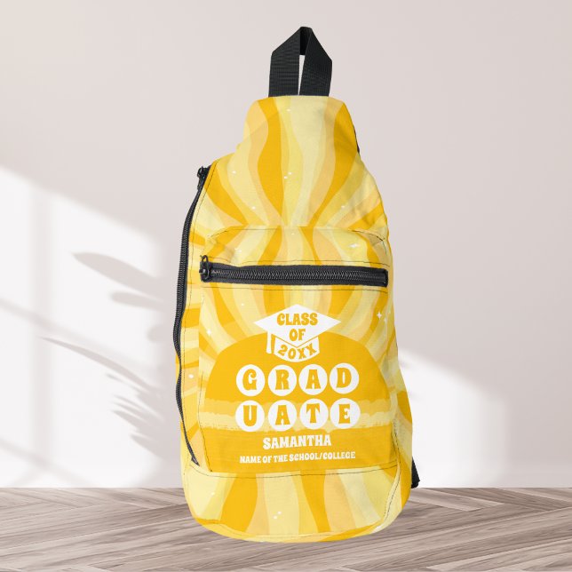 Retro Sunshine Abschluss Crossbody Bag (Von Creator hochgeladen)