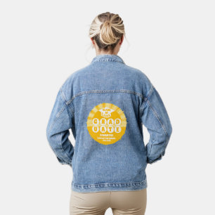 Retro Sunshine Abschluss Jeansjacke