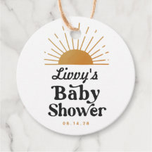 Retro Sunshine Baby Dusche