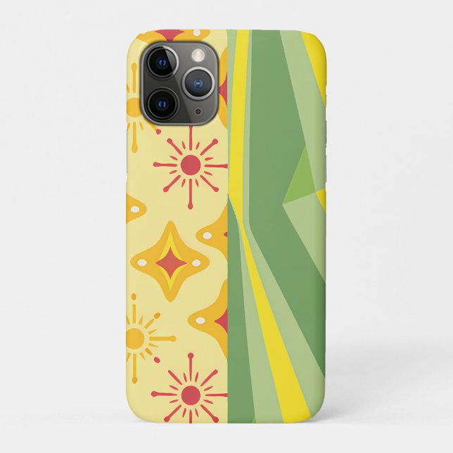 Retro Sunshine Patterns – Bold Colorful  Case-Mate iPhone Hülle (Rückseite)