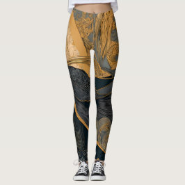 Retro Sunshine Patterns – Bold Colorful Leggings
