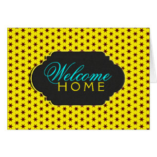 Retro Super Stars Welcome Zuhause Custom Card