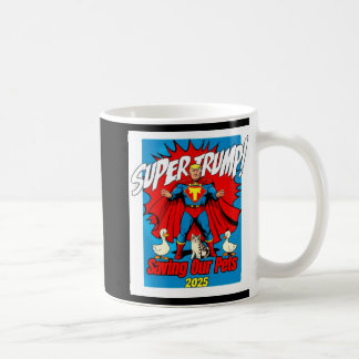 Retro Super Trump 2025 schützt unsere Katzen und E Kaffeetasse