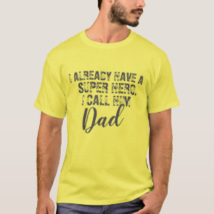 Retro Super Vater Shirt, Vintag Superhero Vater T-Shirt