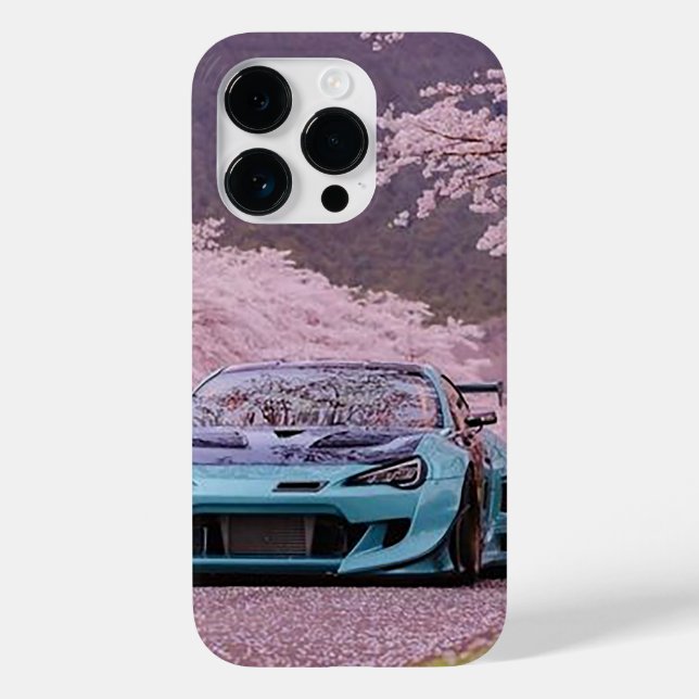 Retro-Superautos Case-Mate iPhone Hülle (Rückseite)