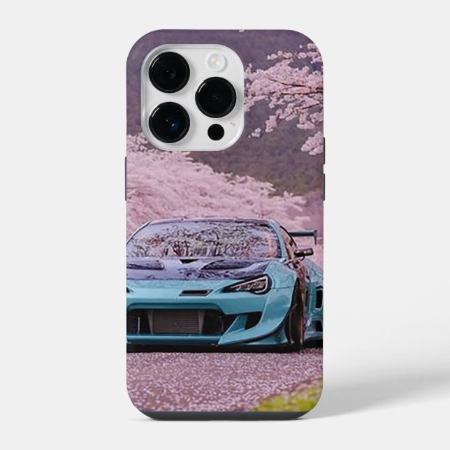 Retro-Superautos iPhone Hülle (Rückseite)