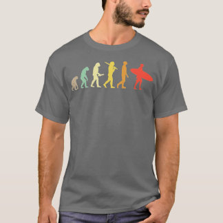 Retro-Surf-Evolution für Surfer T-Shirt