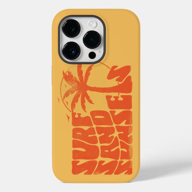 Retro Surf Sand Sunsets Palm Tree Beach Vibes Case-Mate iPhone Hülle (Rückseite)
