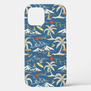 Retro Surf Tropical Pattern Case-Mate iPhone Hülle