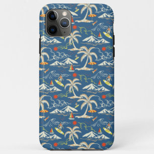 Retro Surf Tropical Pattern Case-Mate iPhone Hülle