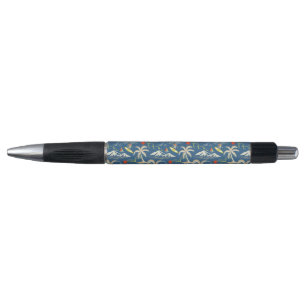 Retro Surf Tropical Pattern Kugelschreiber