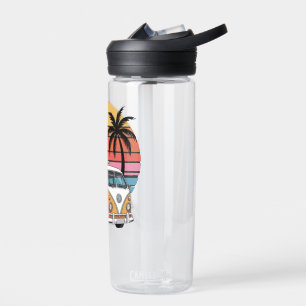 Retro Surf Van Sunset Vibes Trinkflasche