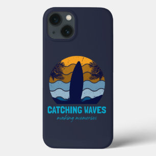 Retro Surfboard Beach Art Case-Mate iPhone Hülle