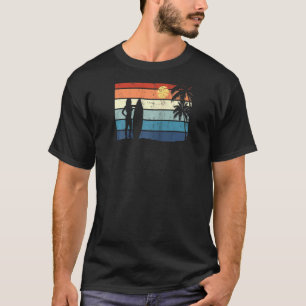 Retro Surfbrett Surf Wassersport Surfbrett Surfbre T-Shirt