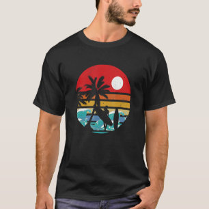 Retro Surfbrett Vintag Surfer T-Shirt