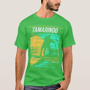 Retro Surfen Tamarindo Costa Rica Vintag Surfer T-Shirt