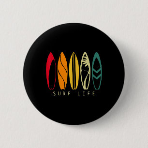 Retro-Surfer Vintage-Surfing-Lifestyle Retro-Surfb Button